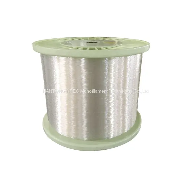 Professional Manufacturer Transparent PET Polyester Monofilament Yarn 0.30mm For Belt Fabric photo-3