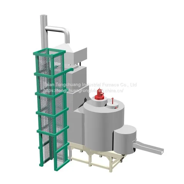 Tower type centralized melting furnace, metal scrap smelter, aluminum ingot, copper ingot, lead ingot