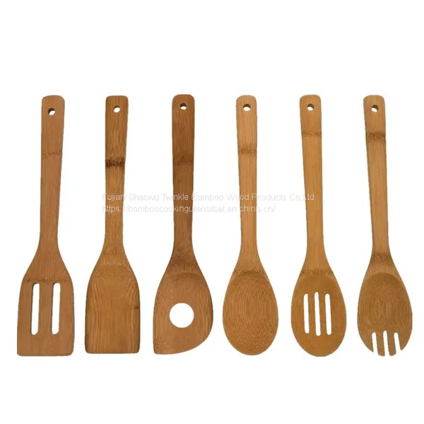 Bamboo Utensil Set Bamboo Kitchen Tongs Wholesale From China photo-2