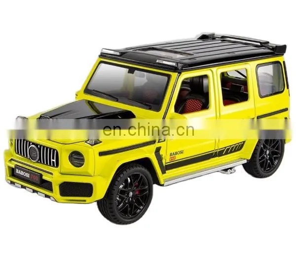 1:18 Diecast Alloy TOY CAR Off-road Vehicle Model Pull Back Toy BRABOS 700 SUV photo-4
