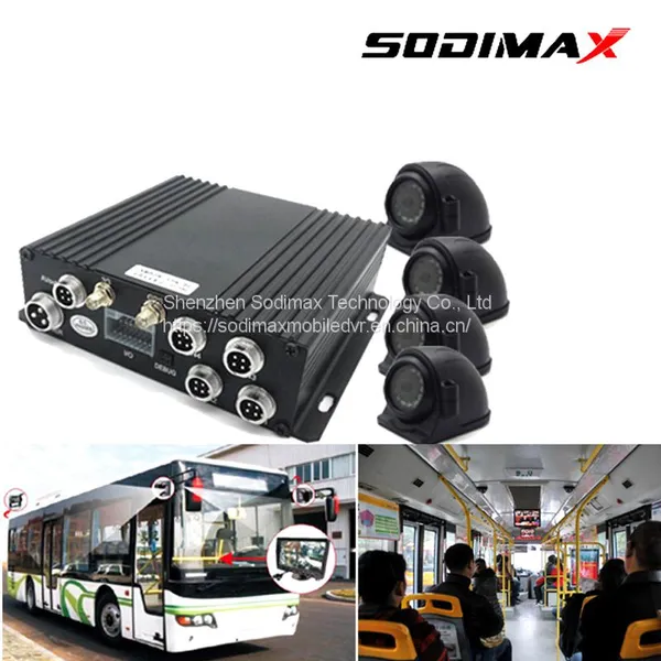12V DC Voltage 4 AHD Shock Proof Camera Mobile DVR Remote Video Recording MDVR photo-3