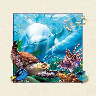 Custom Large Size 3d Lenticular Poster 3D Flip Lenticular Picture