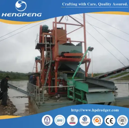 Streamlined Design China Chain Bucket Gold Mining Dredger for Efficient Operations photo-4