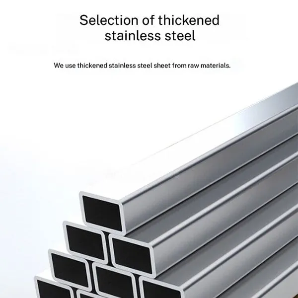 Knock Down Commercial Kitchen Shelving - Easy Assemble 4 Tier Stainless Steel Rack for Busy Restaurants, Tool-Free Setup photo-2