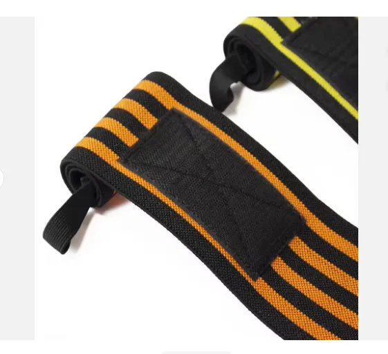 High Elasticity Thumb Ring Strength Training Gym Weightlifting Wristband Exercise Wristband Padding Support Deadlift Strap photo-2