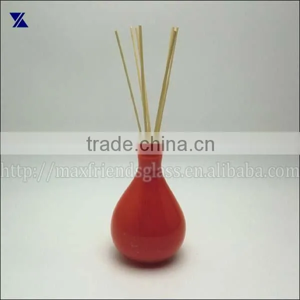 Glass Perfume Bottle , Glass Diffuser, Glass Bud Vase for Home Deco, 250ml, Hand Made Glass
