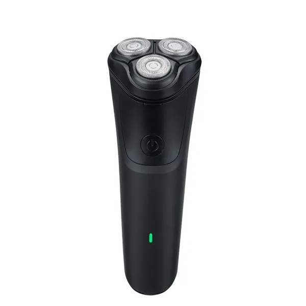 3-Head Rotary Cordless Electric Shaver for Men, Waterproof Compact Travel Shaver, 100-240V Dual Voltage