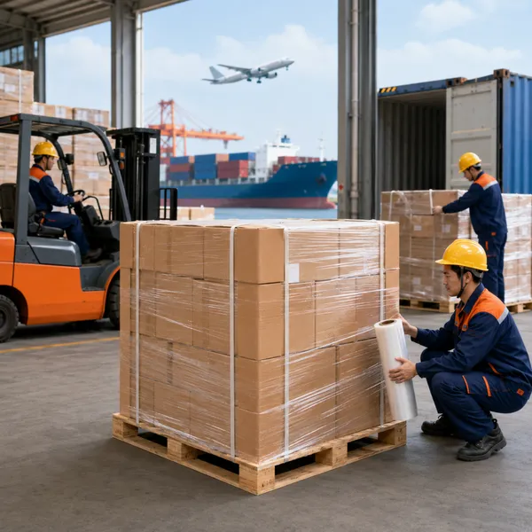China Palletizing and Cargo Protection Service for Export Shipping