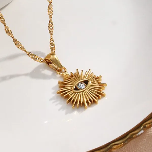 Gold Plated Stainless Steel Necklace 14K IP Plated 18 Inch With Lobster Clasp OEM Customizable photo-3