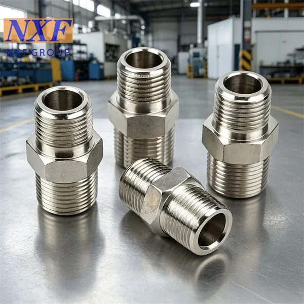 NXF UNS N10276 2.4819/NiMo16Cr15W/C276 OD DN15-1200 Nickel Alloy Forging Threaded Straight or Reducing Haxagonal Nipple