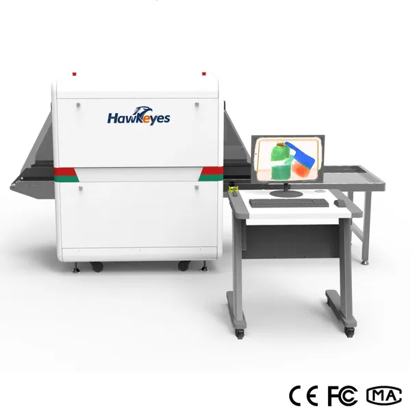RXC6550 X Ray Baggage Scanner Metal Detector for Airport Hotel