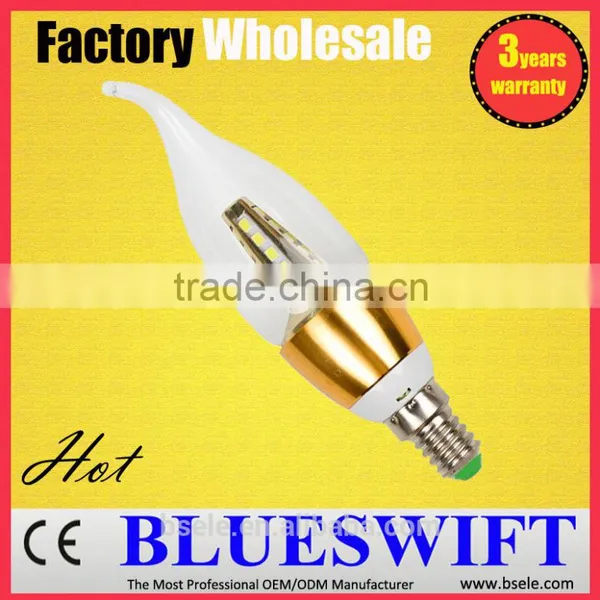 E14 Plastic LED Candle Bulb