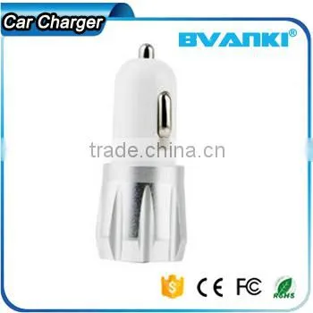 Promotional Wireless 5V 2.1A Mobile Aluminium Dual USB Car Charger for IPhone 6 | for Samsung Portable 12v Car Battery Charger photo-6