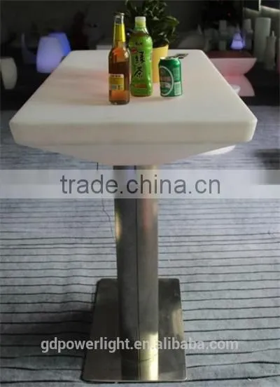 PE Plastic Big Bar Table With LED Light and Remote 120110E photo-2