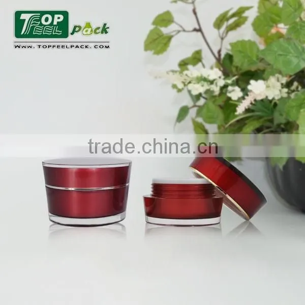 2015 Luxury Acrylic Plastic Cosmetic Cream Jar for Facial Essential Cream photo-5
