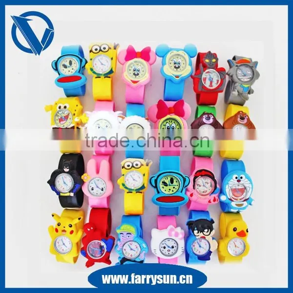 2015 Custom Silicone Wristband Slap Watch for Children Gift Quality Choice photo-3