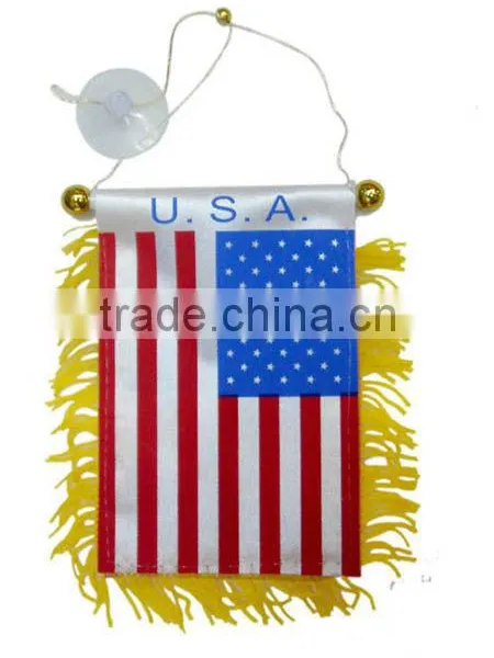 USA Car Flags,Decorative Car Flag,Custom Polyester Car Flags