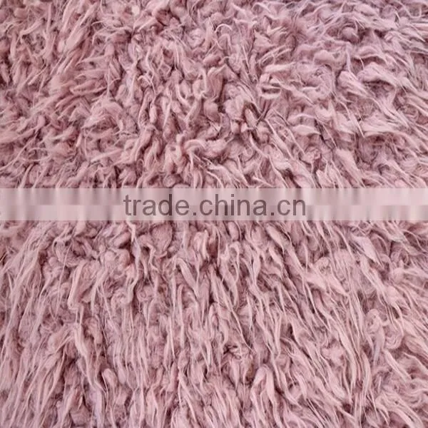 New Design Nude Pink Parka Garment Fabric photo-4