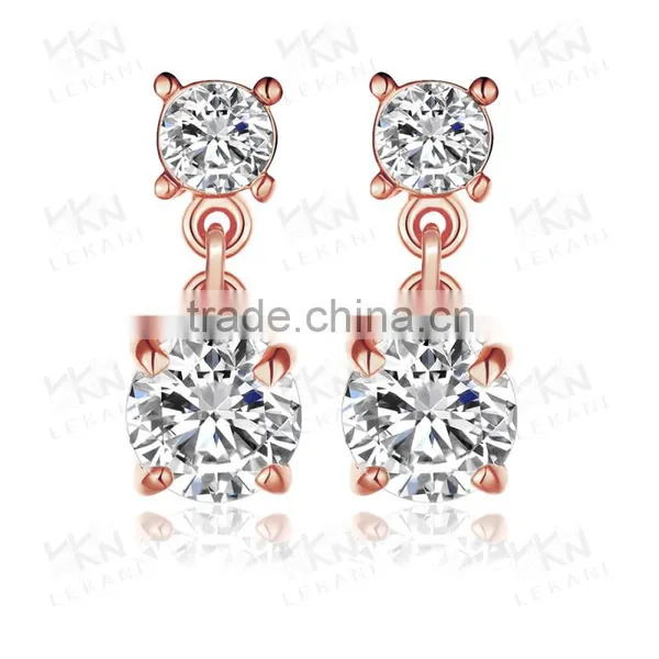 Fine Jewelry Hanging Women's Wedding Shining Earrings photo-3