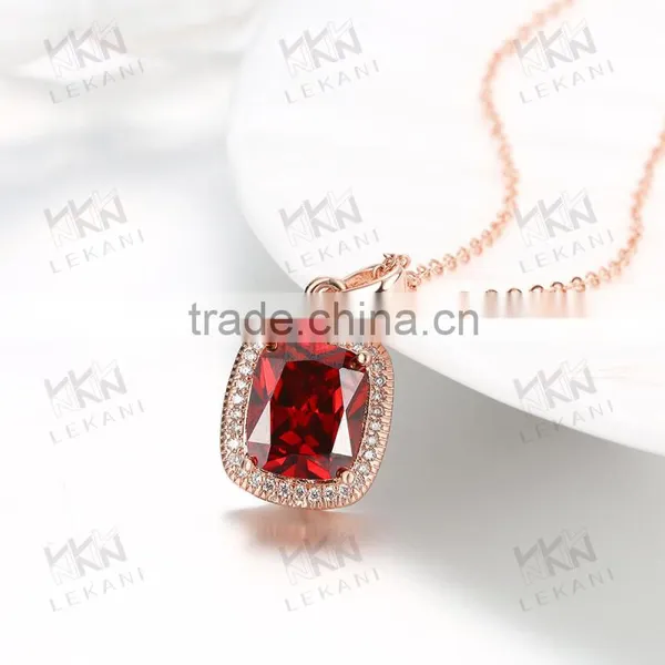 18 Carat Golden Plated Jewelry Necklace,zirconia Necklaces photo-4