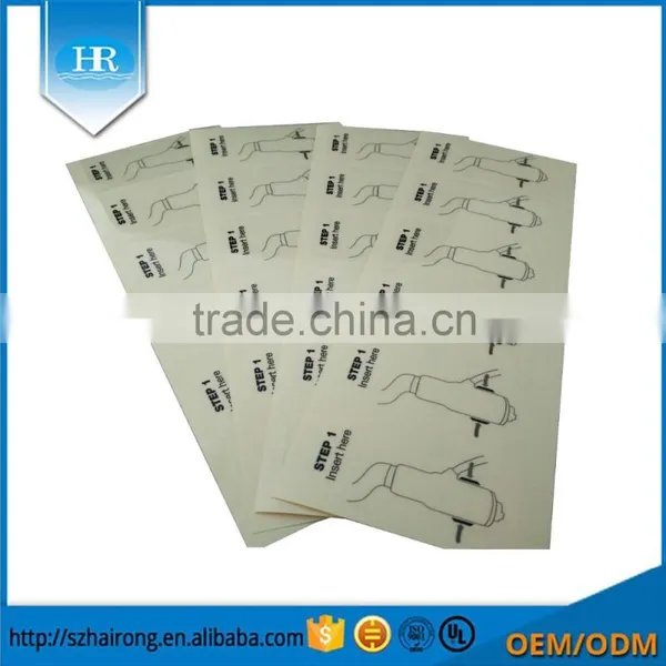 High Quality Strong Adhesive Transparent Vinyl Sticker With Film Cover photo-3