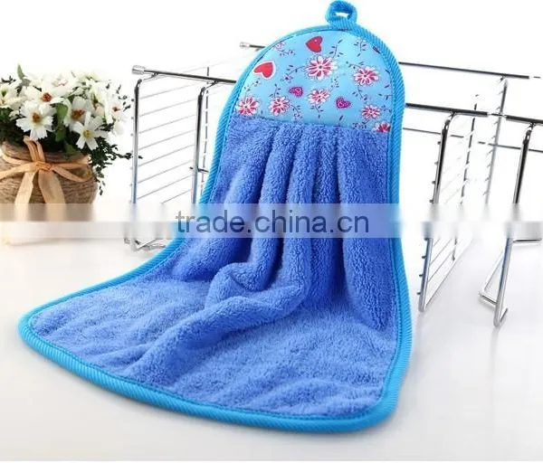 2015 Hot Promotional Decorative Coral Fleece Hand Towel photo-5