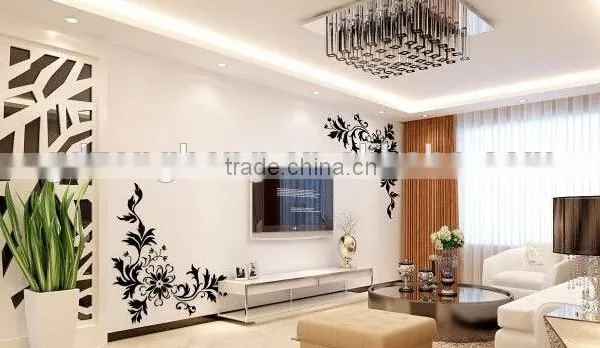 Best Printing TV Background Wall Mirror Decotative, Quality Assurance Glass Factory Supplied High Quality Product photo-3