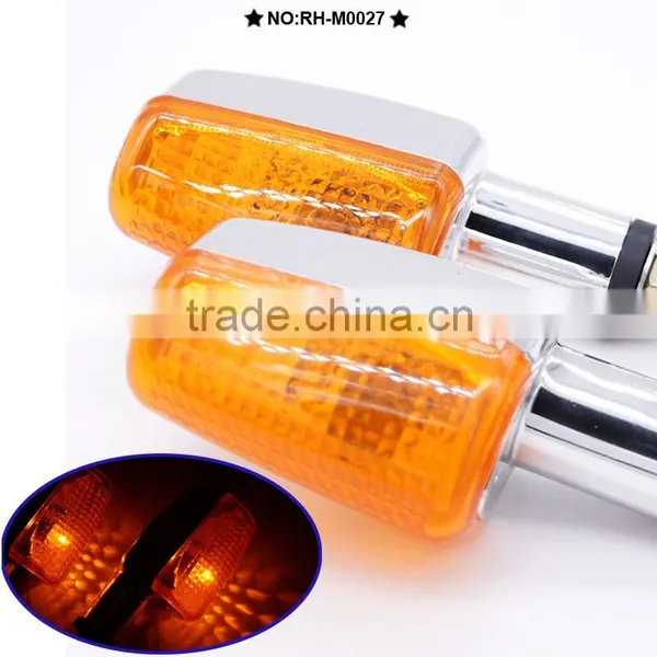 Hot Selling Universal Chrome Aluminum Housing Light Motorcycle Turn Signal
