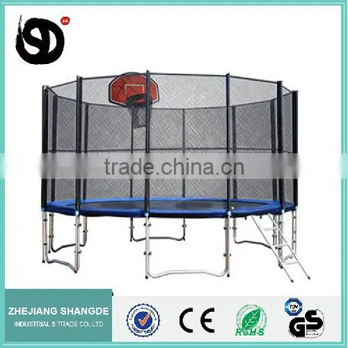 16ft Biggest Trampolines Bungee Jumping Harness With Enclosure photo-6