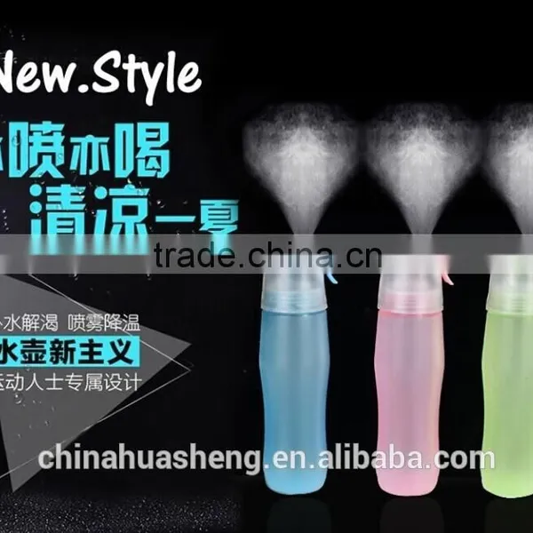 740ml PC Clear Mist &sip Water Bottle Tritan Mist Bottle BPA Free Spray Bottle