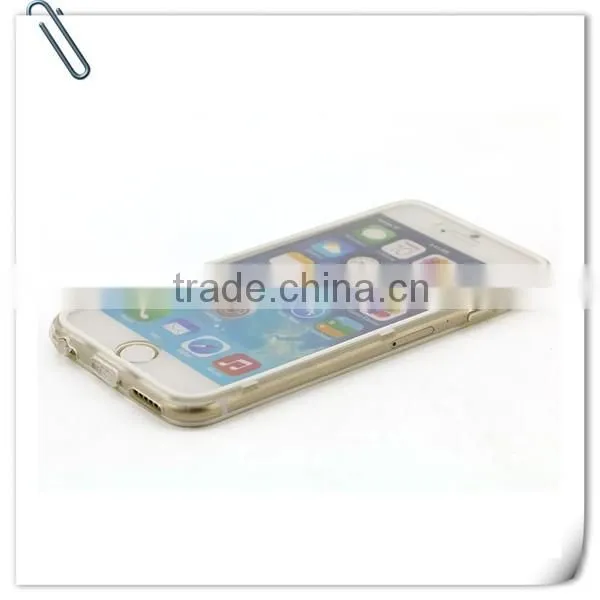Clean TPU Mobile Phone Case For IPhone 6 With TPU Touching Frame Cover photo-2