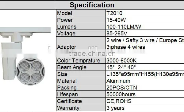 2016 Hot Selling Led Track Light Spot Light photo-3