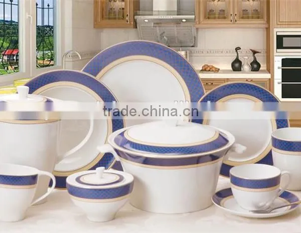 73pcs Luxury Fine Bone China Dinner Set With Royal Designs Quality Choice photo-2