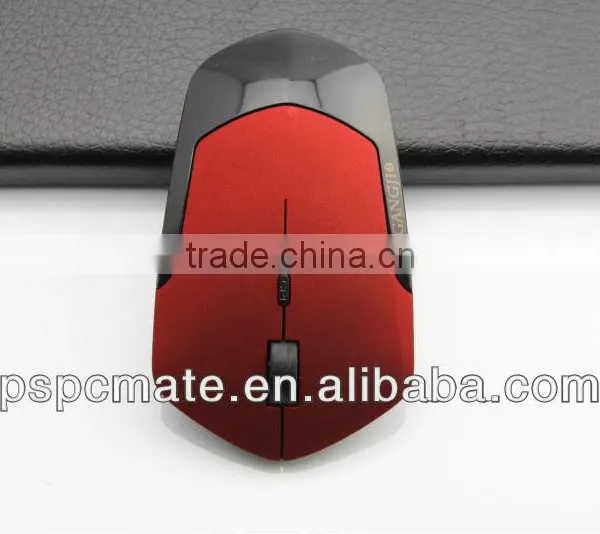 Blue New Design Rubber Surface 2.4G Wireless Mouse for Laptop PC Travelingn Use photo-6
