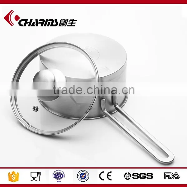Small Single Handle Durable 304 Stainless Steel Milk Pot photo-2