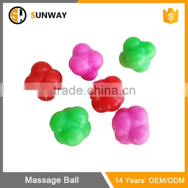 Fitness Baseball Speed Training Small Rubber Reaction Ball photo-5