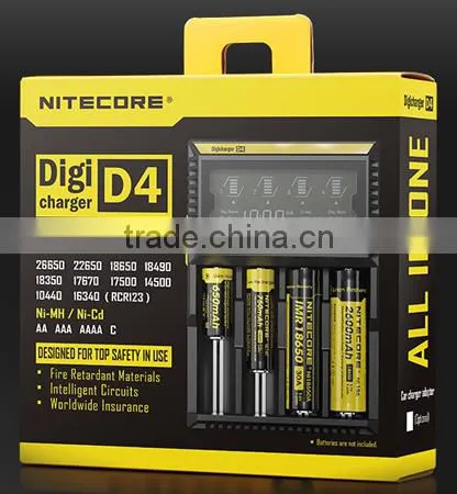 Nitecore D4 Universal Battery charger 12v automatic lead acid battery charger