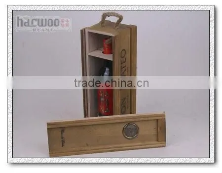 High Quality Pine Wood Wine Case for Sale photo-3