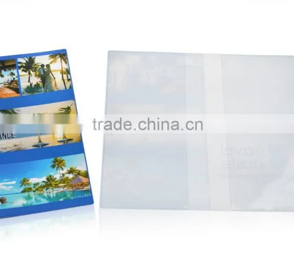 CMYK Printing PVC Ticket Holder With Two Clear Pocket photo-3