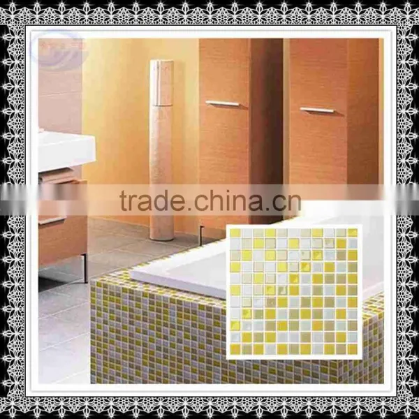 Washroom Crystal Glass Mosaic Tile in Mosaic