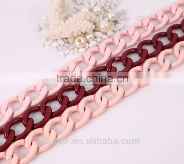 The Latest Bright Fluorescent Color Aluminum Chain Factory Direct Sell Can Be Customized According To Customer Requirements
