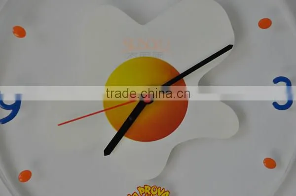 Fashion Egg Shaped Acrylic Wall Clock photo-2