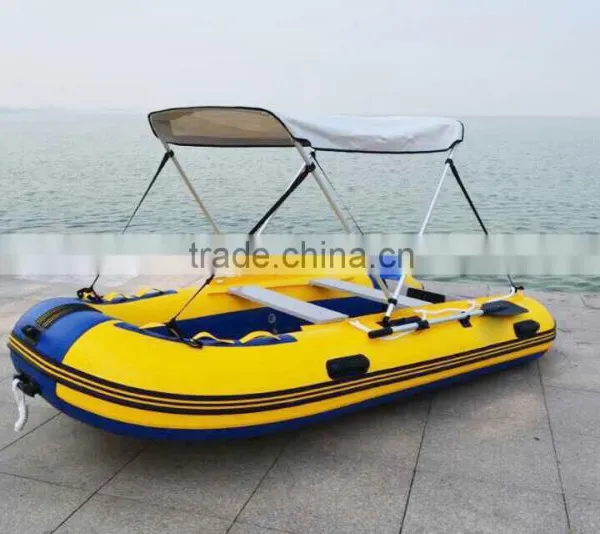 high quality Aluminum Floor PVC Inflatable Boat HH-S360