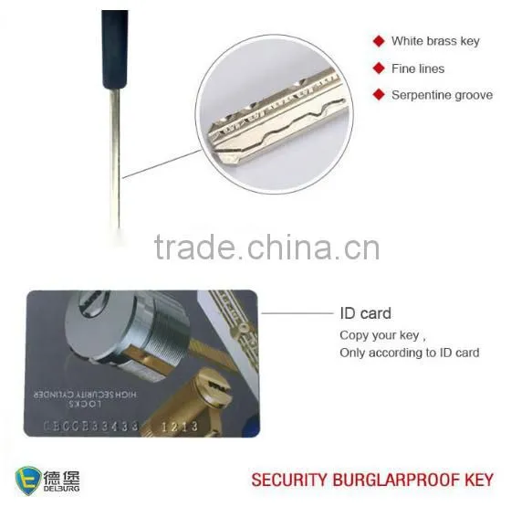 120mm High Security Mortise Hidden Cylinder Door Lock photo-4