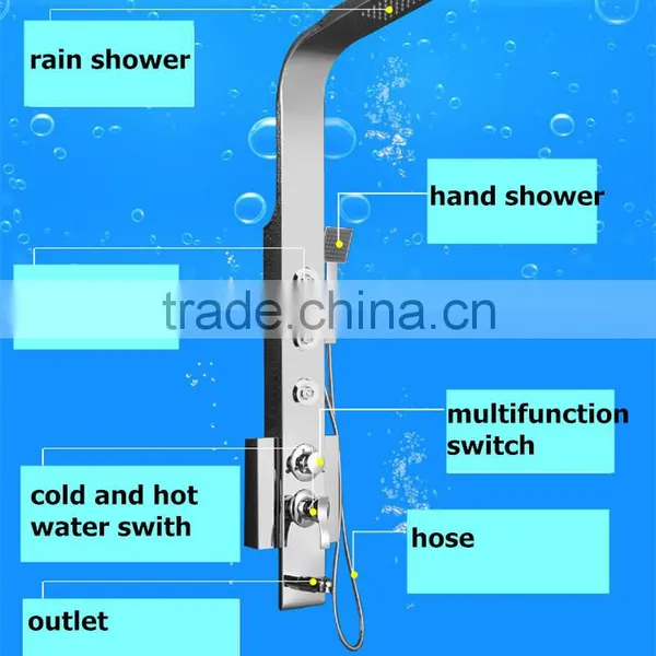 Sanitary Fitting Massage Panel Shower Column Set Y-026 photo-3