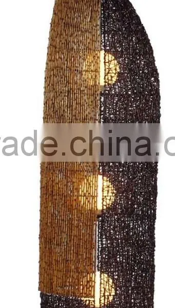 Modern Brown Rattan Floor Lamp/Lights of Decoration With CE photo-6