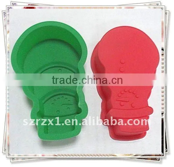 Snowman Shape Silicone Bakeware for Baking Cake