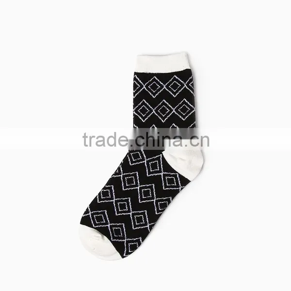 Square And Stripe Crew Man Sock photo-2