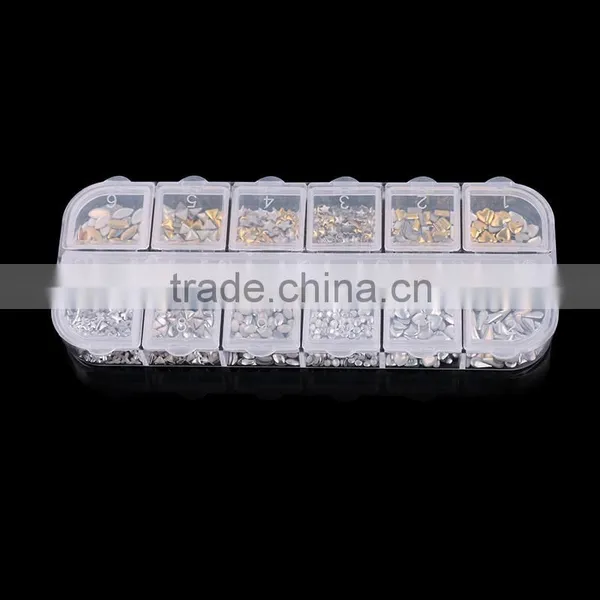 Punk 3D Metal Nail Art Rhinestones Alloy Studs DIY Nail Decoration photo-3