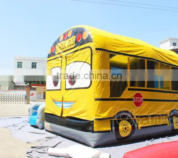 Channal Original Design Inflatable School Bus Bouncer Combo photo-3